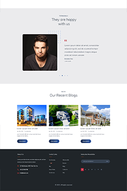 Hosting Company Layout Preview