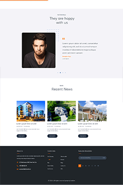 Hosting Company Layout Preview